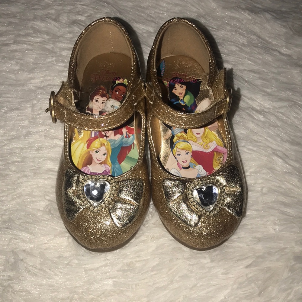 Disney Gold Princess Mini Heels